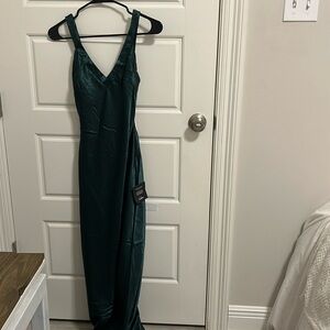 Lulus Maxi Emerald Green Dress